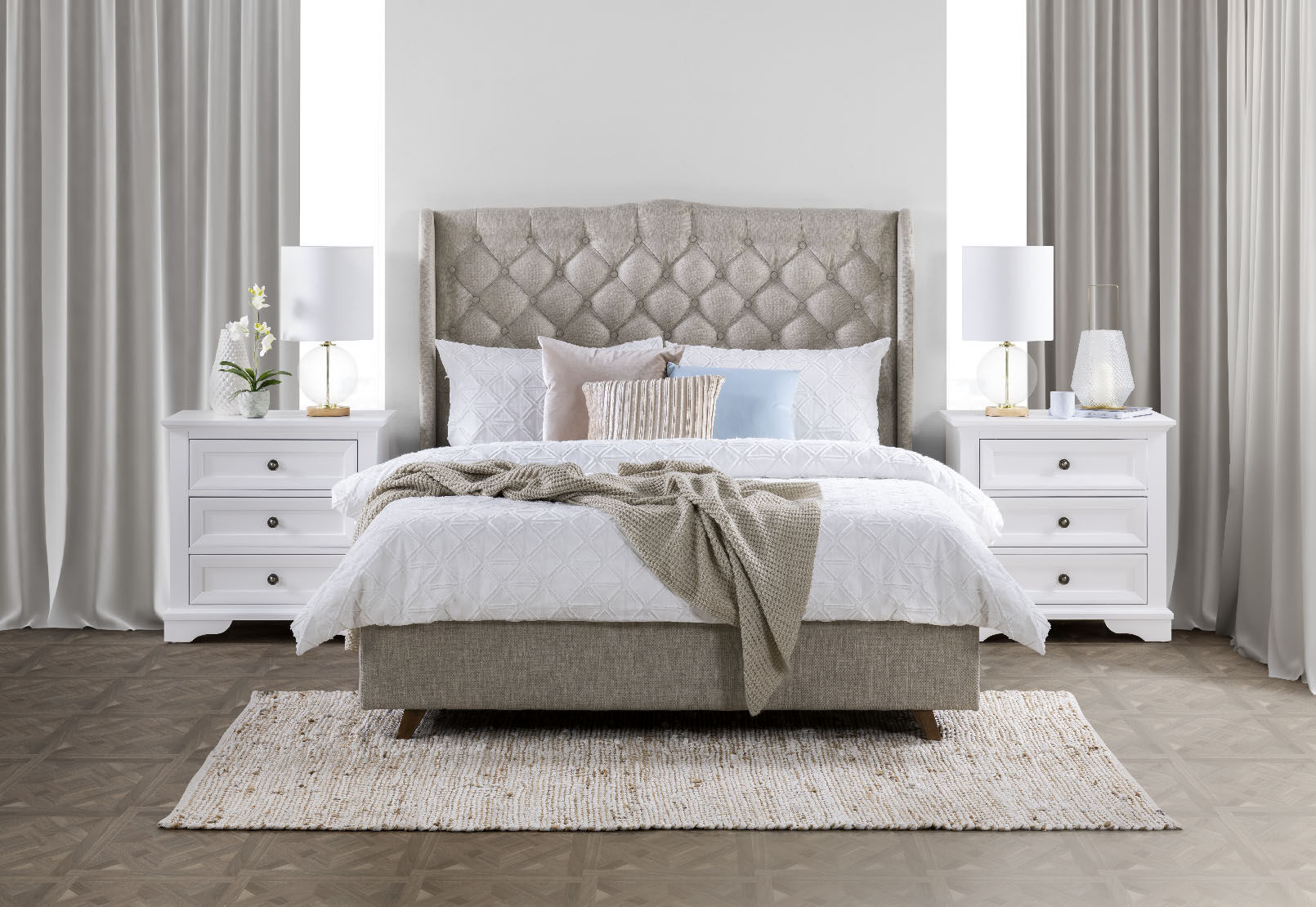 Amart furniture shop queen bed