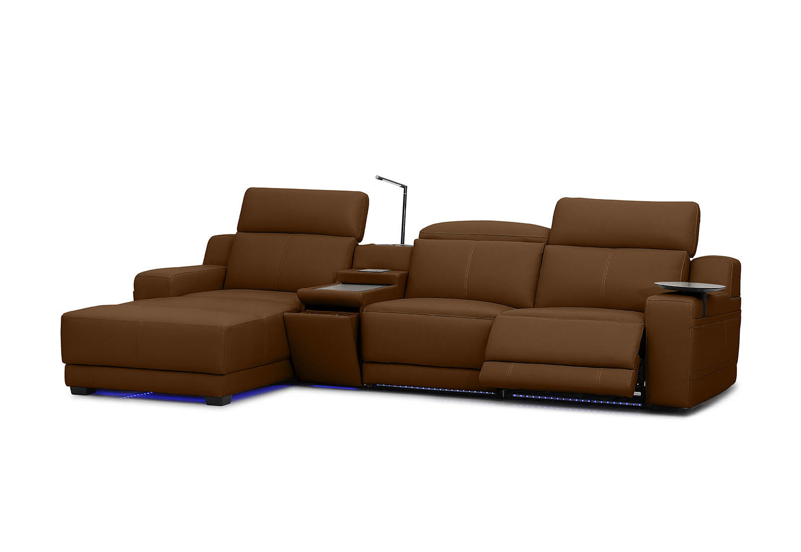 CASSIUS MK2 LEATHER - 3 Seater LHF Chaise CASSIUS MK2 LEATHER