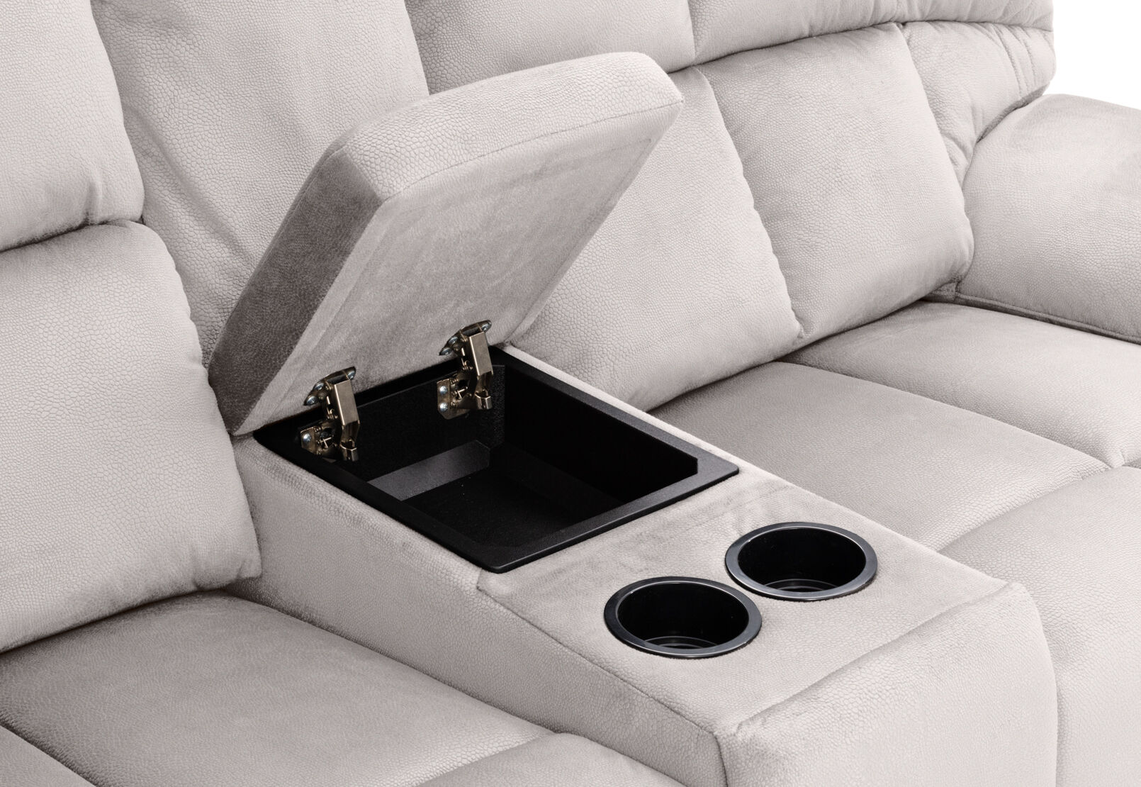 LEBRON FABRIC - 2 Seater with Recliners and Console LEBRON FABRIC