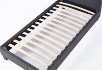 PAULA - Dark Grey Single Bed PAULA