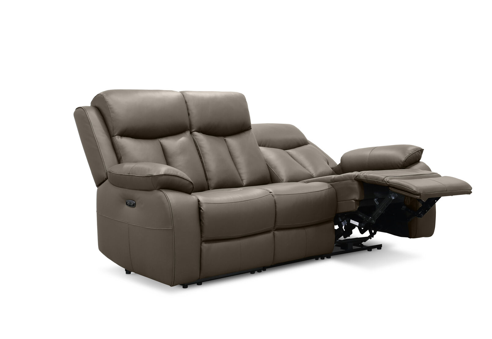 DACIA LEATHER - 3 Seater Sofa with 2 inbuilt Electric Recliners DACIA LEATHER