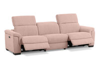 LUCIANO - Fabric 3.5 Seater Sofa with 2 Electric Recliners LUCIANO