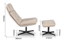 MURILLO - Swivel Accent Chair MURILLO