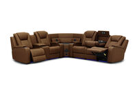 SENTINAL MK2 LEATHER - 5 Piece Corner with LHF Console SENTINAL MK2 LEATHER