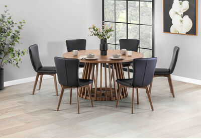 TORENTO - 7 Piece Dining Suite with Allcot Dining Chairs