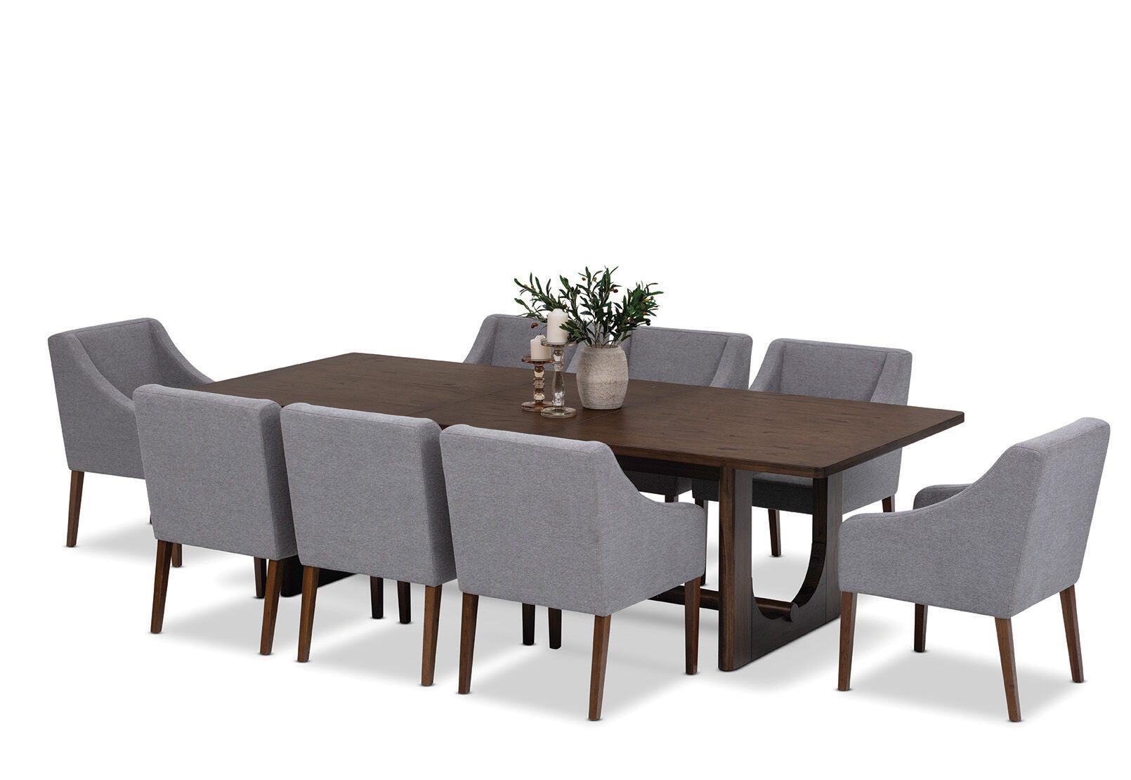 NICCOLO - 9 Piece Extension Dining Suite with Volante Dining Chairs NICCOLO