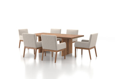 ROMULUS - 7 Piece Dining Suite with Lazarus Dining Chairs