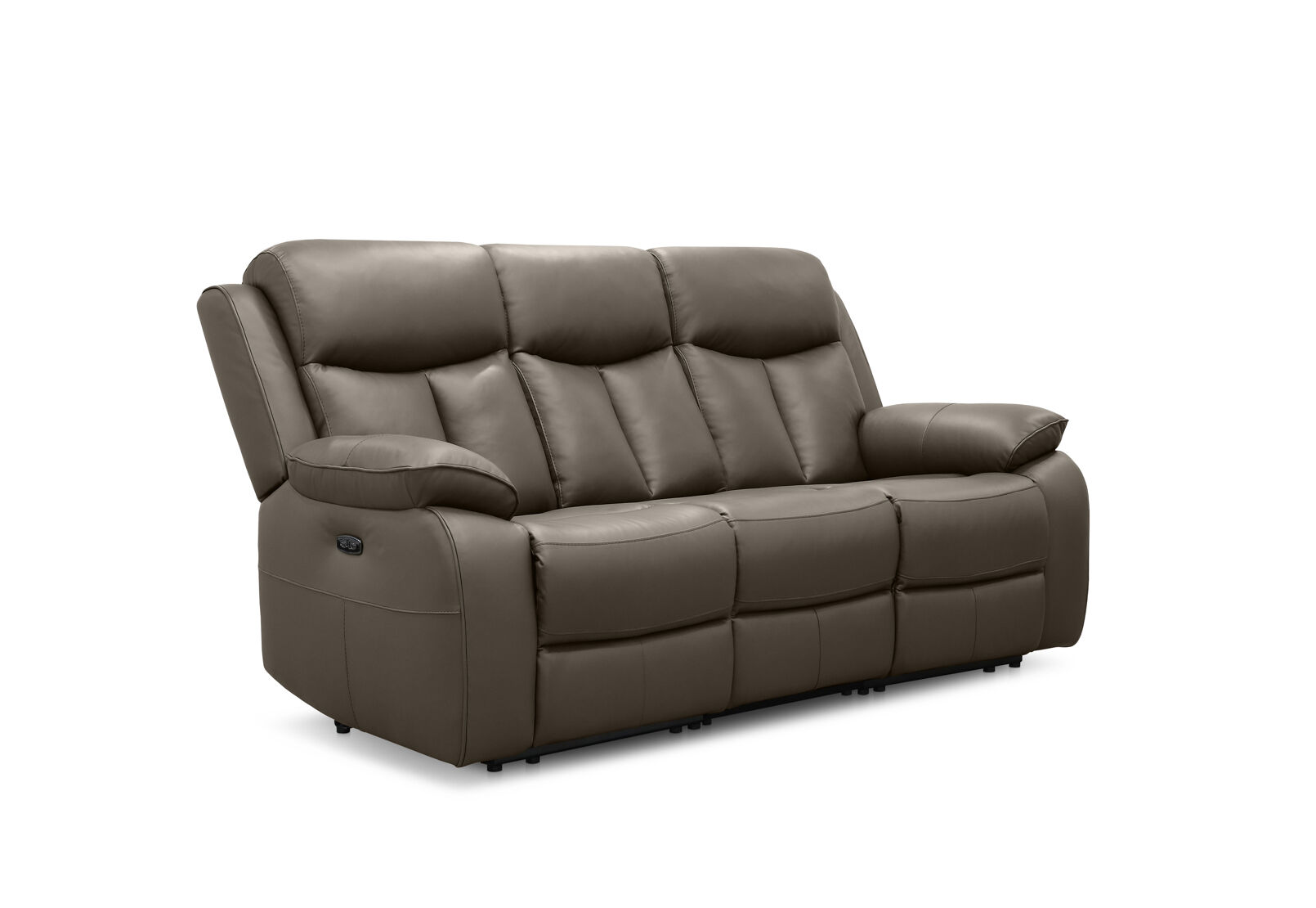 DACIA LEATHER - 3 Seater Sofa with 2 inbuilt Electric Recliners DACIA LEATHER