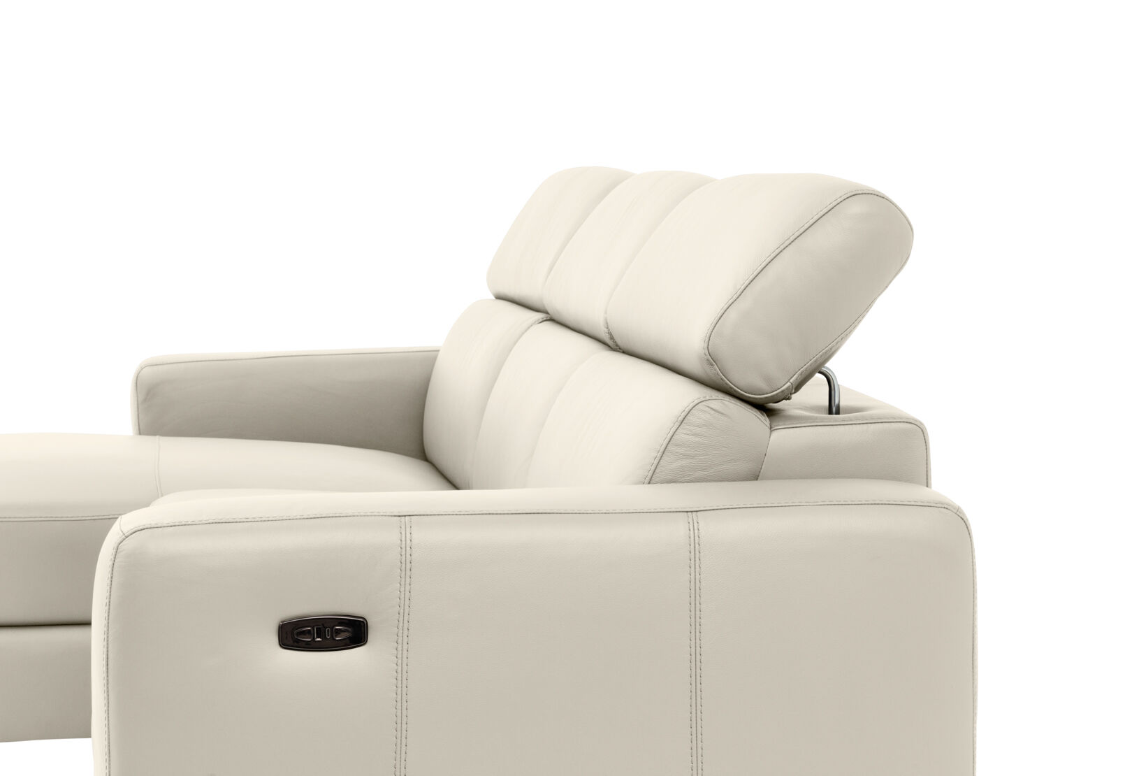 DAMIAN LEATHER - 3 Seater Sofa with LHF Chaise DAMIAN LEATHER