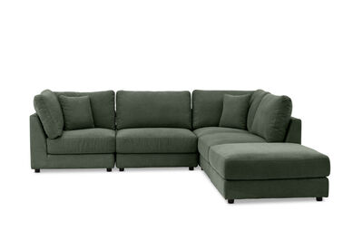 RAQUEL FABRIC - 5 Piece Modular Lounge Suite.