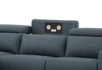 GAGE FABRIC - 3 Seater Sofa with Electric Recliner & LHF Chaise GAGE FABRIC