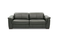 LUCIANO - Leather 2.5 Seater Sofa with 2 Electric Recliners LUCIANO