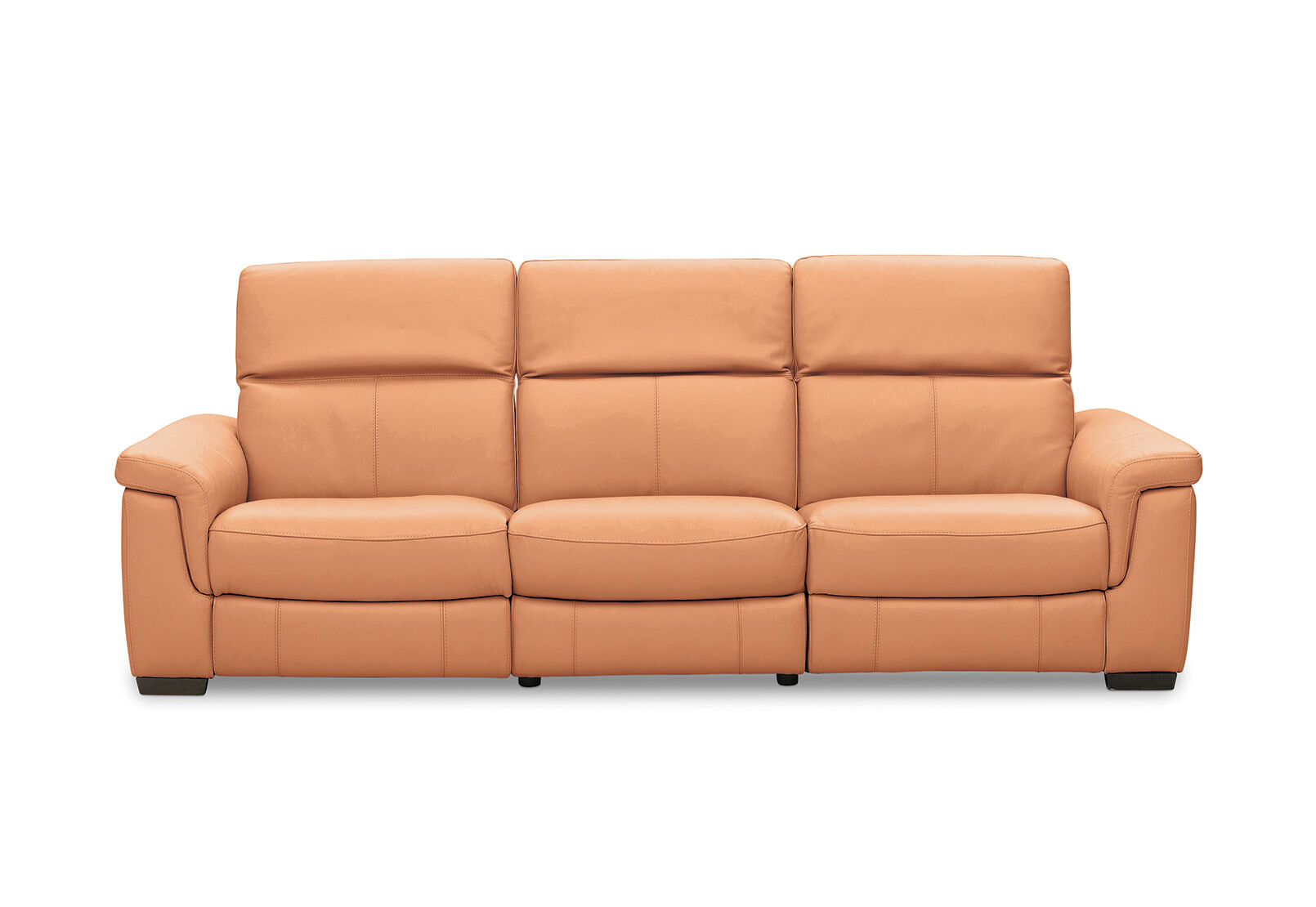 LUCIANO - Leather 3.5 Seater Sofa with 2 Electric Recliners LUCIANO
