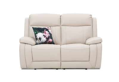 SAN MARCO - Leather 2 Seater Sofa with Electric Recliners