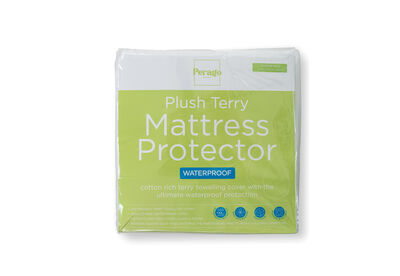 SINGLE MATRESS PROTECTOR - Plush Terry Mattress Protector