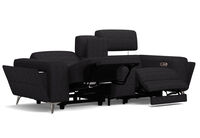 SINATRA FABRIC - Media 2 Seater with Inbuilt Electric Recliners SINATRA FABRIC