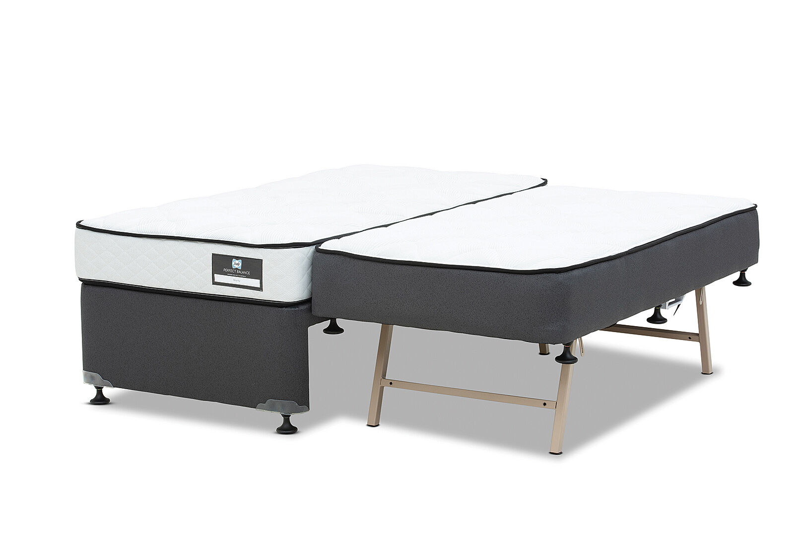 WHITE SINGLES BOUNTY FIRM King Single Trundle Package Amart Furniture