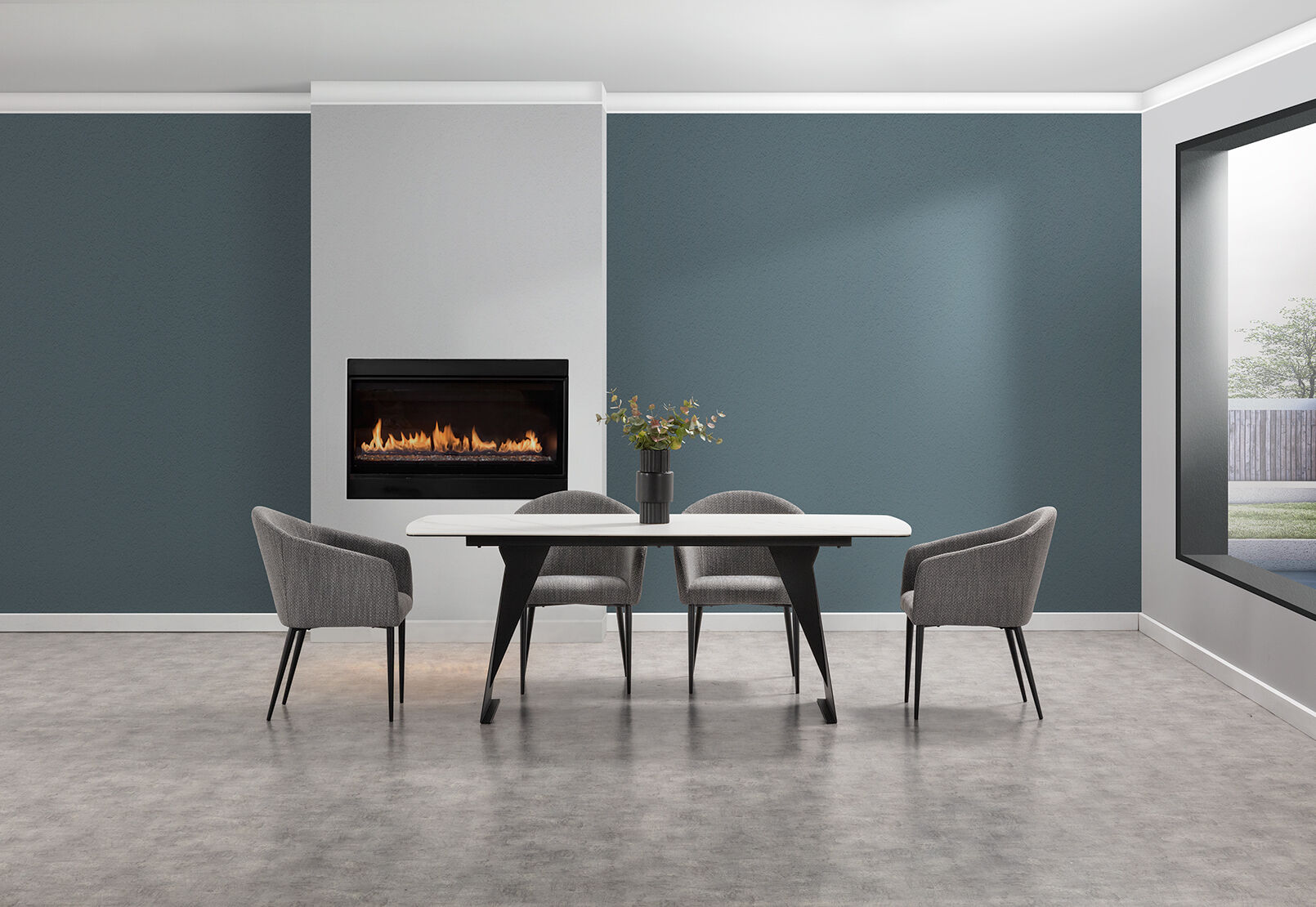 MACKINLEY - 7 Piece Dining Suite MACKINLEY