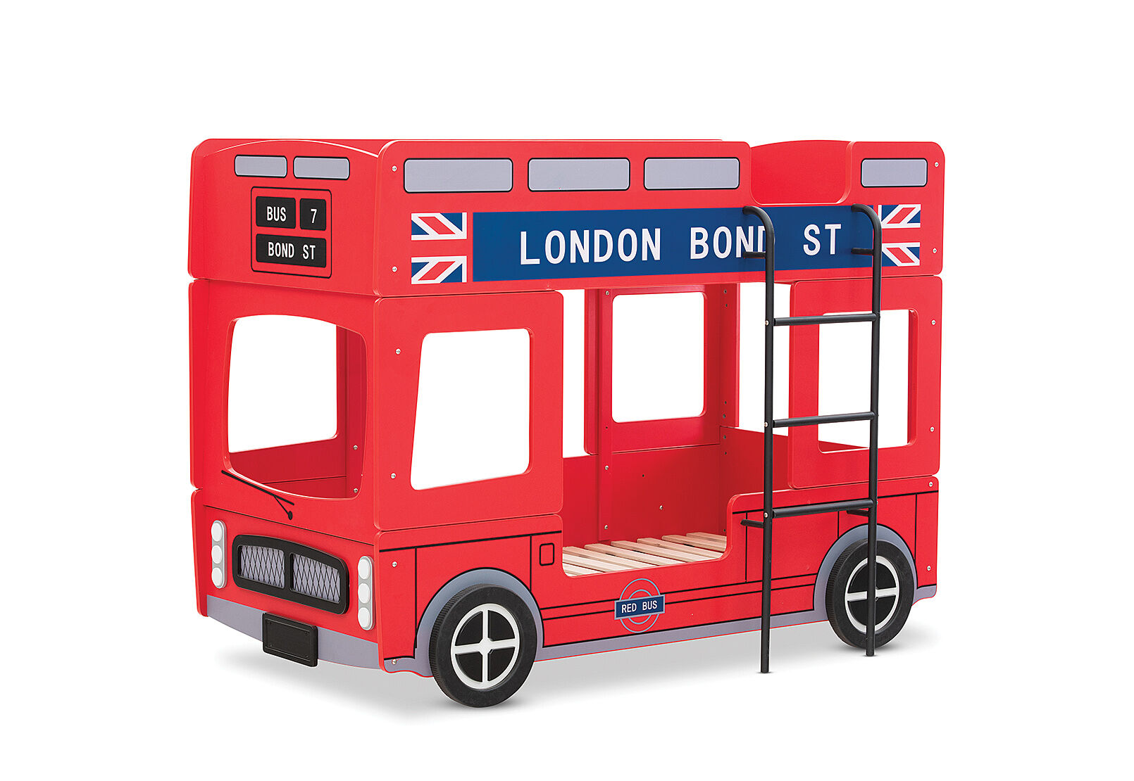 RED LONDON BUS Bunk Bed Amart Furniture
