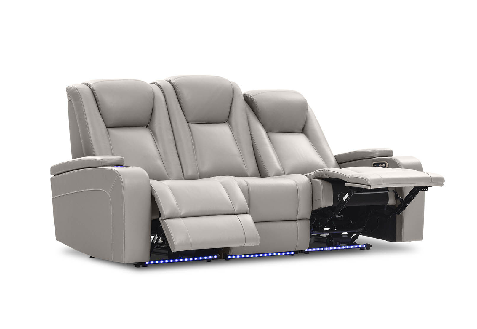SENTINAL MK2 LEATHER - 3 Seater with 2 Electric Recliners SENTINAL MK2 LEATHER