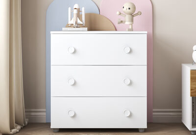 WHEELER - 3 Drawer Tall Chest