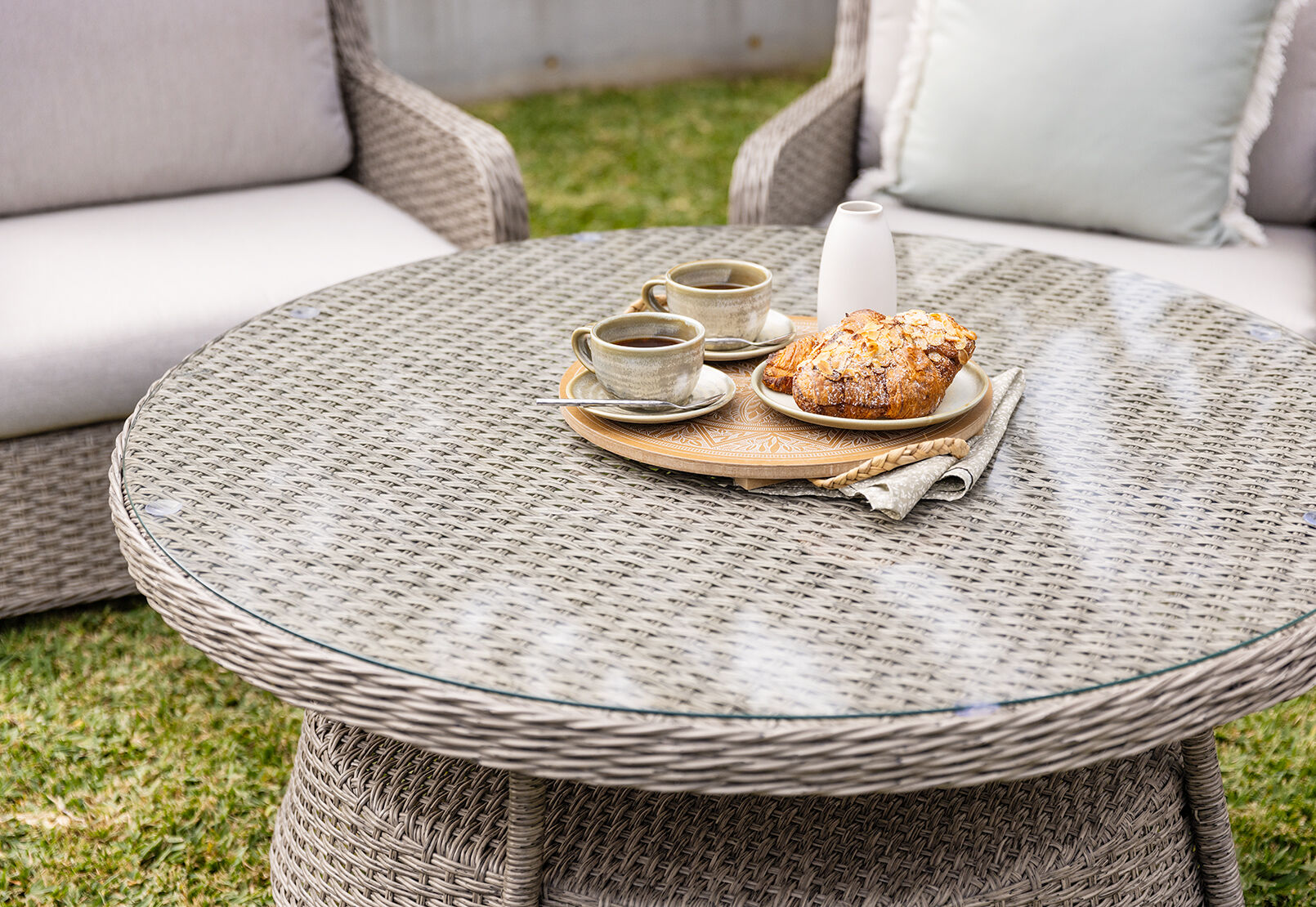 GISELE - 5 Piece Outdoor Dining Setting GISELE