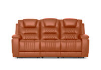 AGASSI LEATHER - 3 Seater with Dual Electric Recliners AGASSI LEATHER