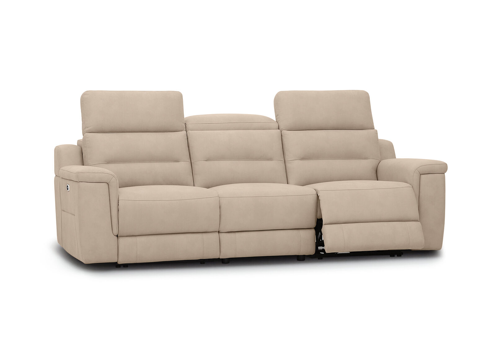 JEFFRIES FABRIC - 3 Seater Electric Recliners JEFFRIES FABRIC