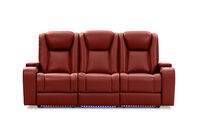 SENTINAL MK2 LEATHER - 3 Seater with 2 Electric Recliners SENTINAL MK2 LEATHER