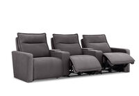 ALCINA FABRIC - 3 Seater Theatre Suite ALCINA FABRIC