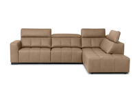 FARRINGTON FABRIC - Corner with 2 Inbuilt Electric Sliders & RHF Chaise FARRINGTON FABRIC