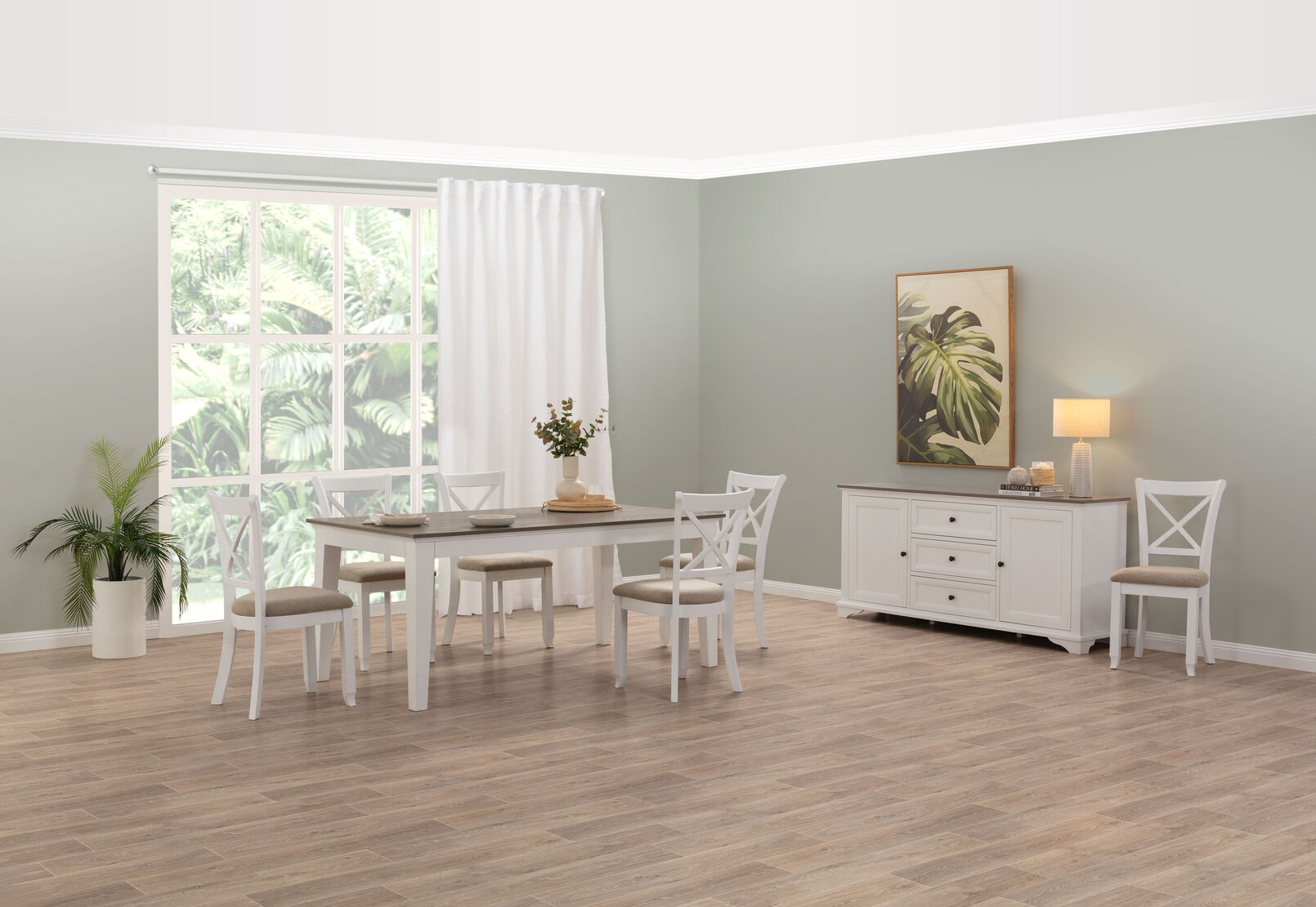 MARSEILLE - 7 Piece Dining Suite with Malu Dining Chairs MARSEILLE