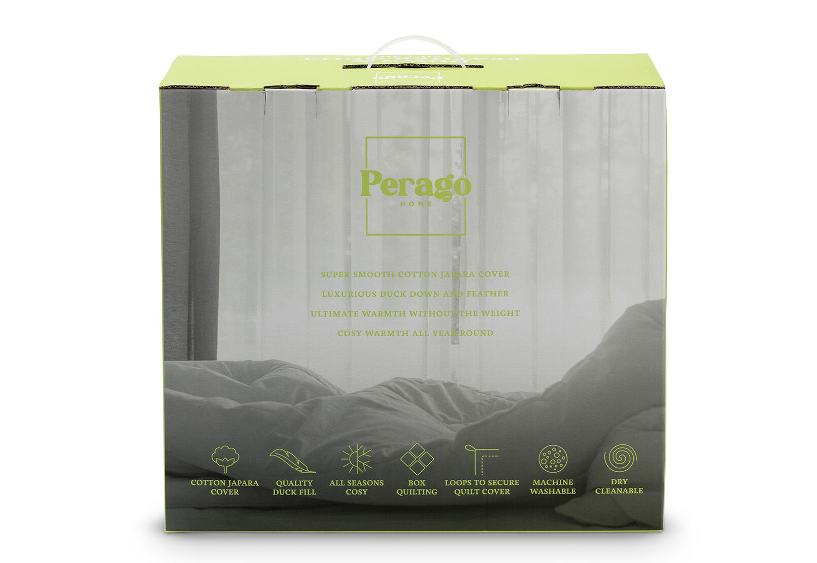 PERAGO HOME DOWN FEATHER - Queen Duck Down and Feather Quilt PERAGO HOME DOWN FEATHER
