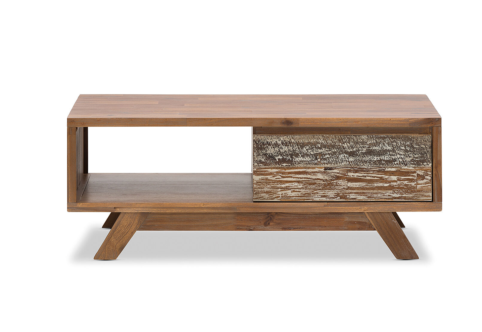PEWTER BOATWOOD Coffee Table | Amart Furniture
