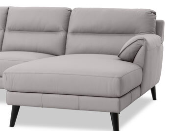 LYDIA LEATHER - 3 Seater RHF Chaise