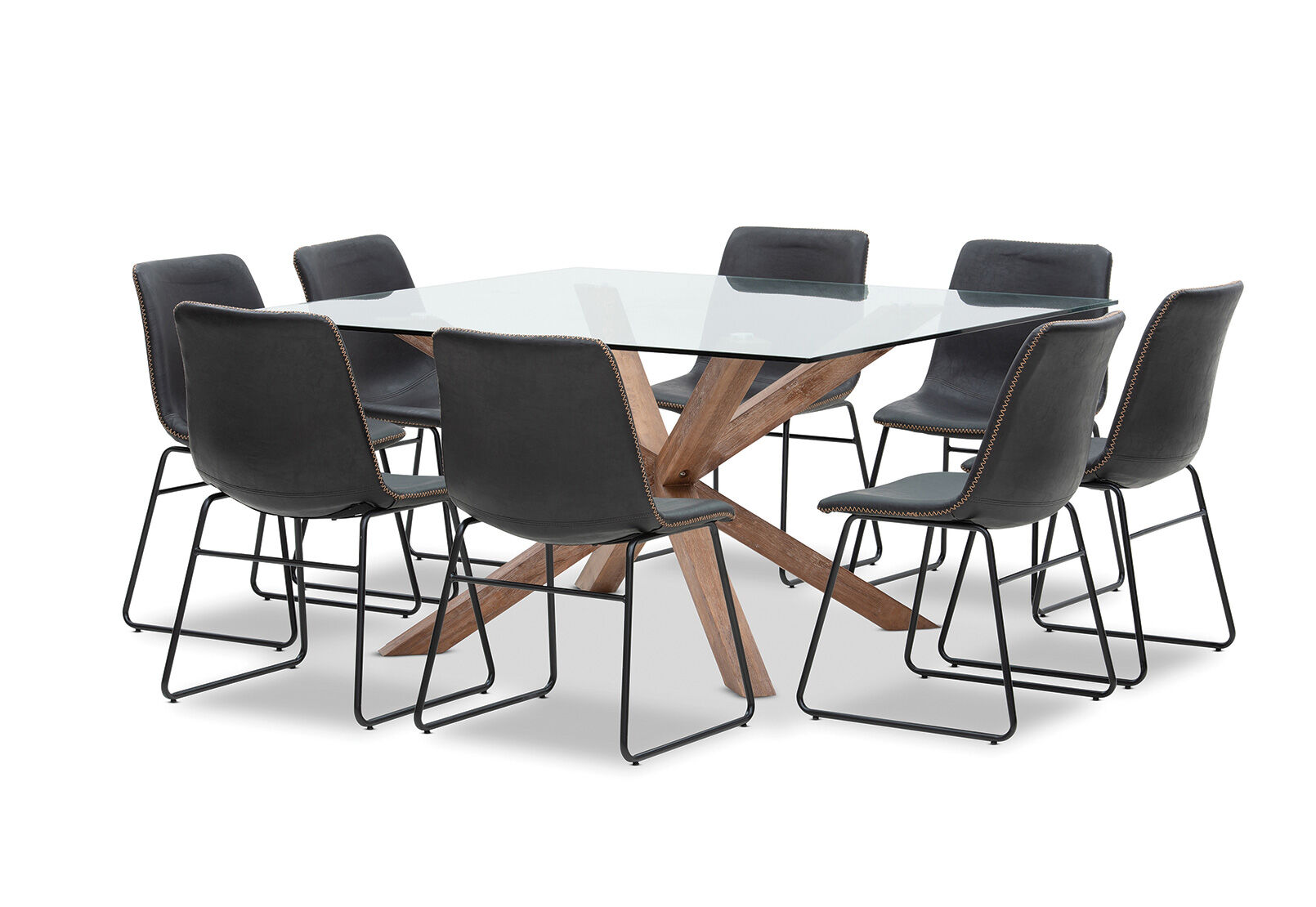 PROMENADE - 9 Piece Dining Suite with Loire Dining Chairs PROMENADE