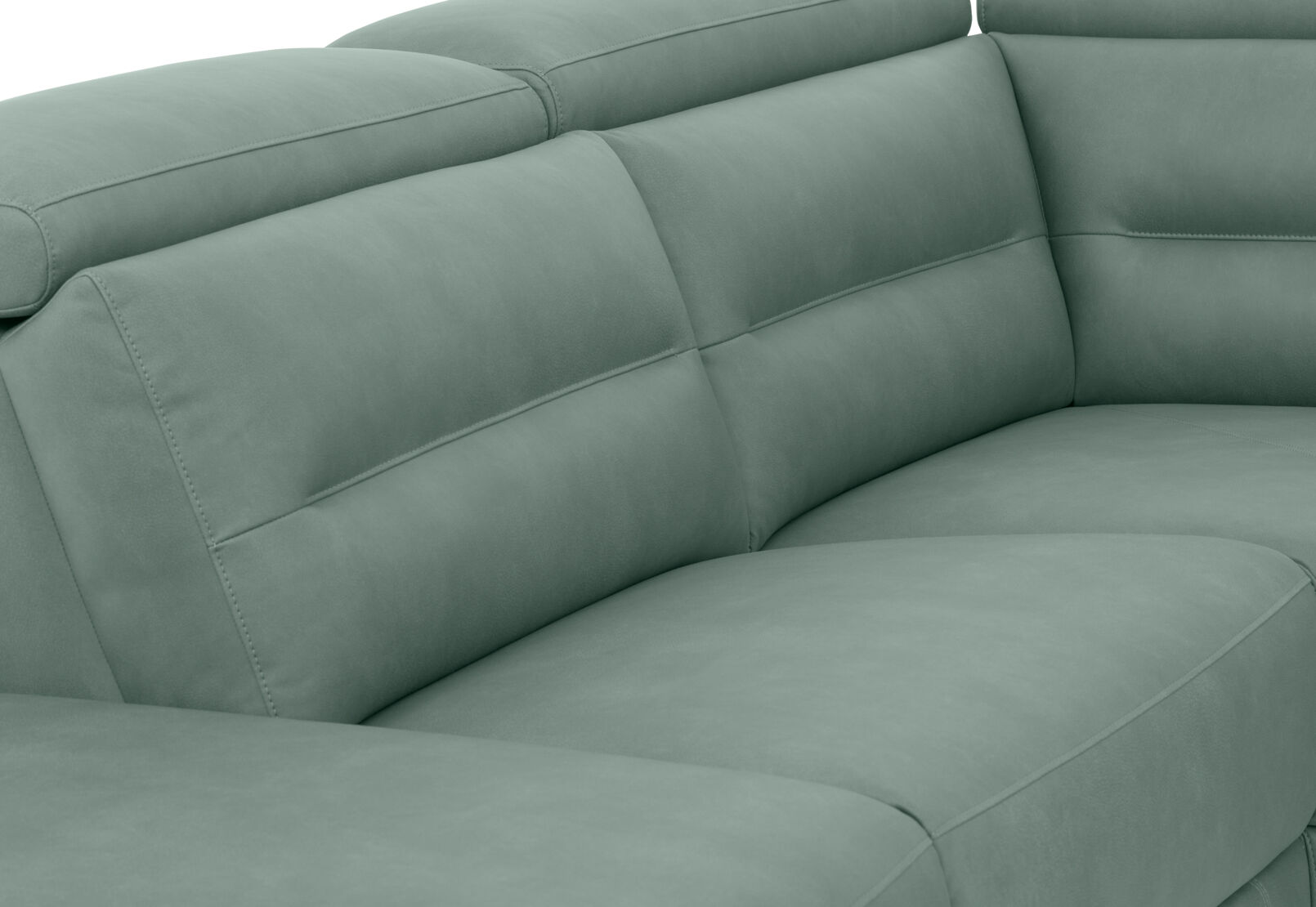 JEFFRIES FABRIC - Corner Lounge with Inbuilt Electric Recliner and LHF Chaise JEFFRIES FABRIC