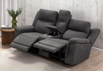 WOLFGANG FABRIC - 2 Seater Electric Recliner