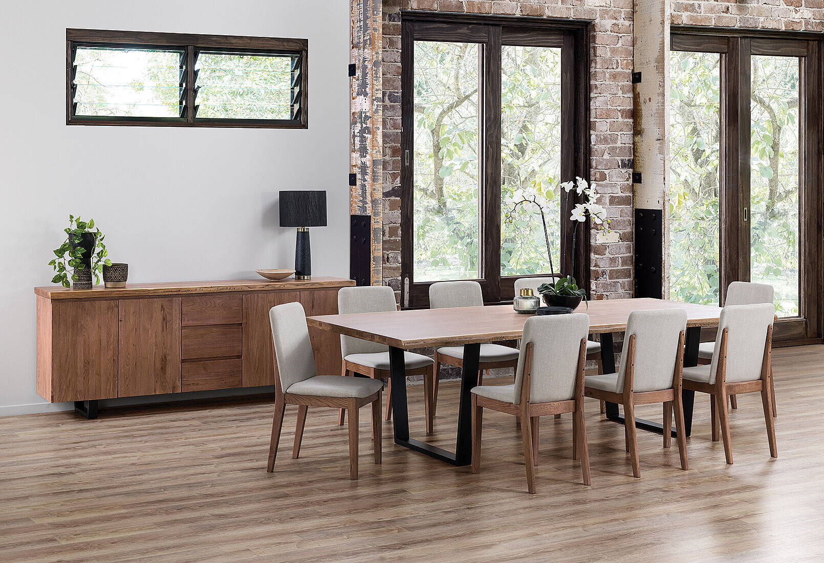 NERO - 9 Piece Dining Suite NERO