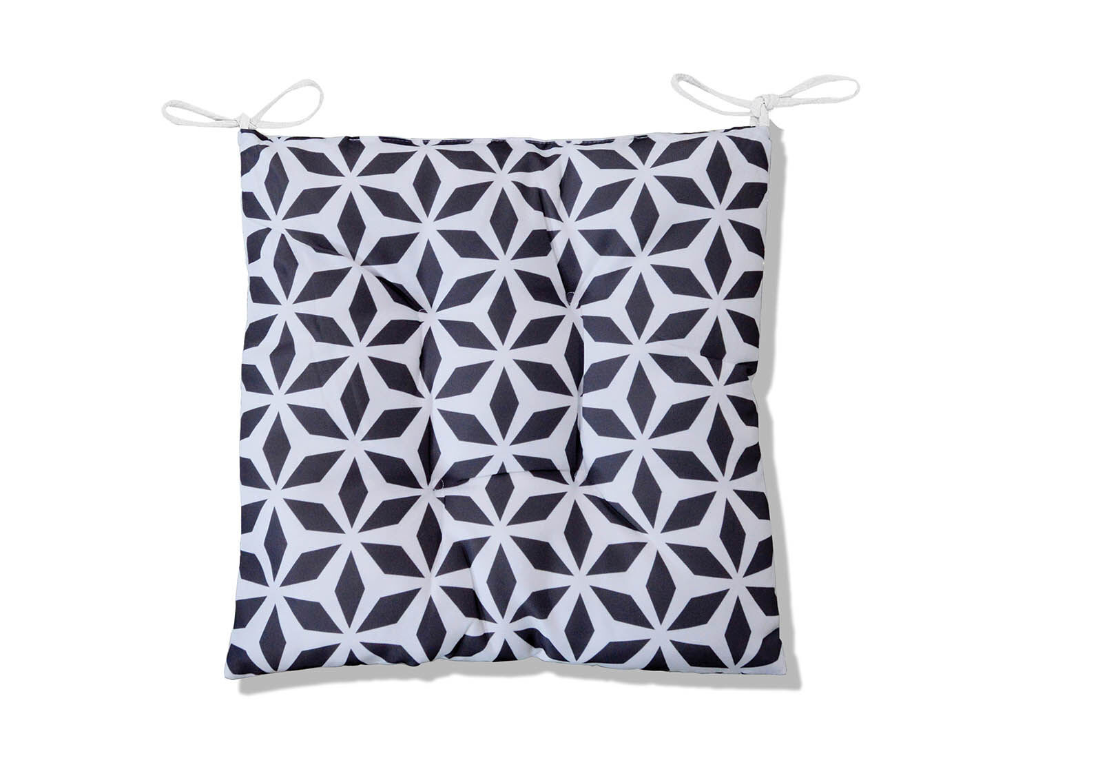 Grey outdoor store seat pads