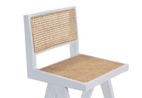 BAYLE - White Set of 2 Stools BAYLE