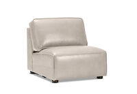 BARTELLE LEATHER - Modular Armless Chair BARTELLE LEATHER