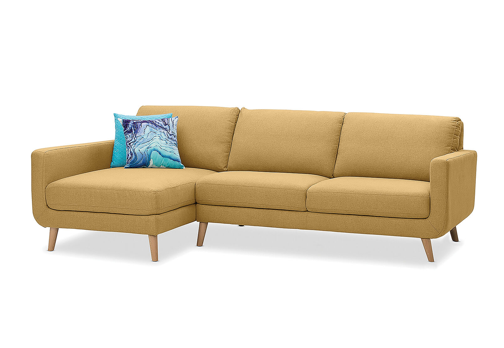 Phoebe Fabric 3 Seater with LeftHand Facing Chaise Amart