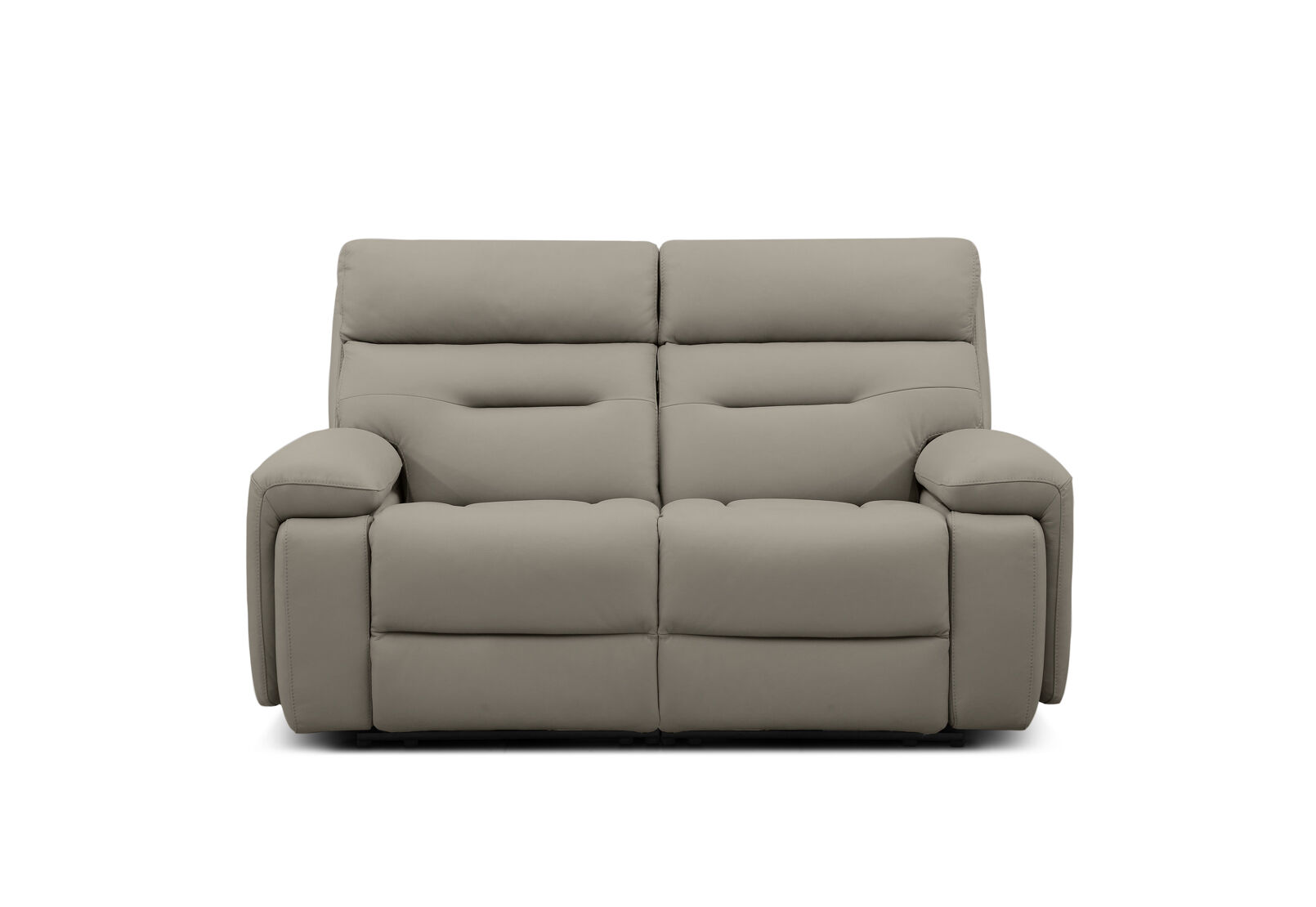 HOLLYWOOD LEATHER - Media 2 Seater with Electric Recliners HOLLYWOOD LEATHER