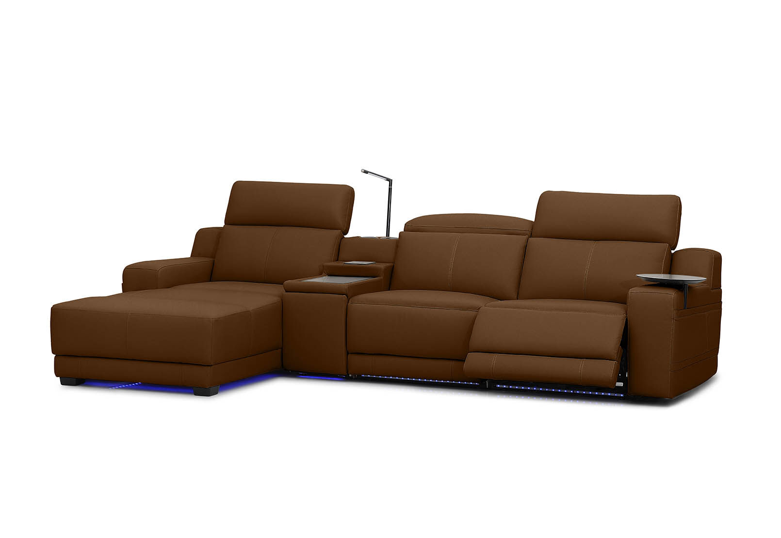 CASSIUS MK2 LEATHER - 3 Seater LHF Chaise CASSIUS MK2 LEATHER