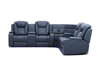 SENTINAL MK2 LEATHER - 4 Piece Corner with LHF Console SENTINAL MK2 LEATHER