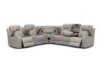 SENTINAL MK2 LEATHER - 5 Piece Corner with LHF Console SENTINAL MK2 LEATHER