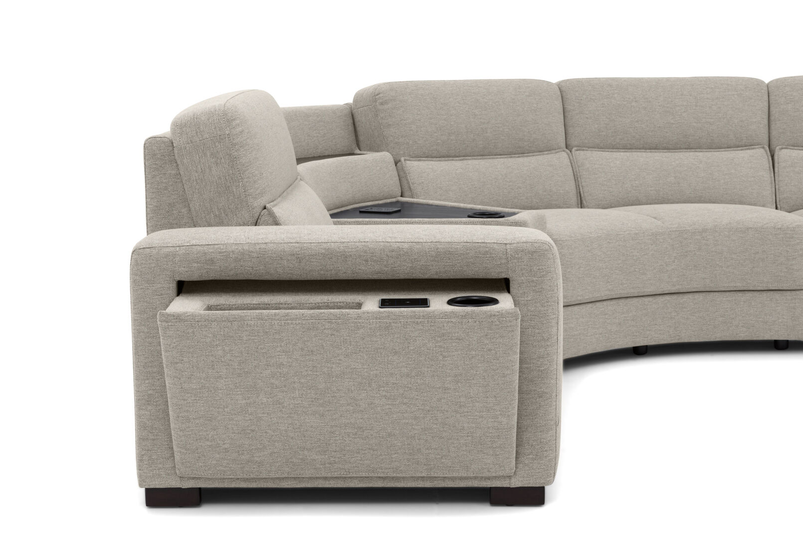 ELISEO FABRIC - 6 Seater Curved Corner ELISEO FABRIC