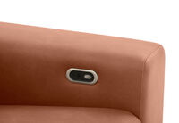 GAGE FABRIC - 2 Seater with Electric Recliners & Console GAGE FABRIC