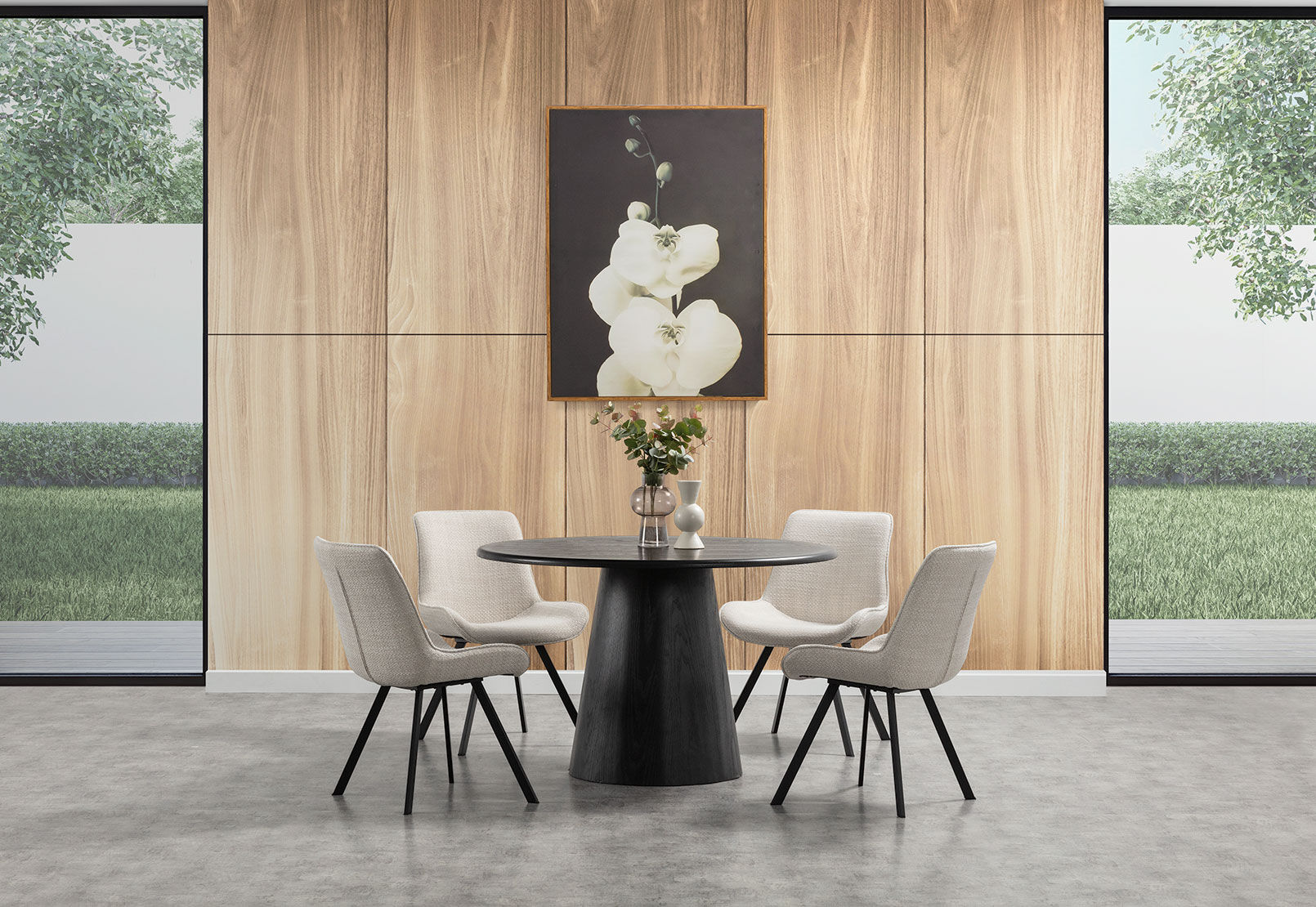THANOS - 5 Piece Suite with Vesta Chairs THANOS